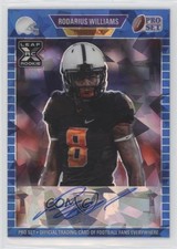 2021 Leaf Pro Set Metal 1989 Blue Crystals 1/35 Rodarius Williams Auto us8