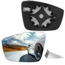 For Side Mirror Glass 12-2015 VW PASSAT Power...
