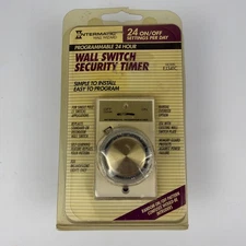 Intermatic Programmable Electronic Wall Switch Security Timer Model EJ341C
