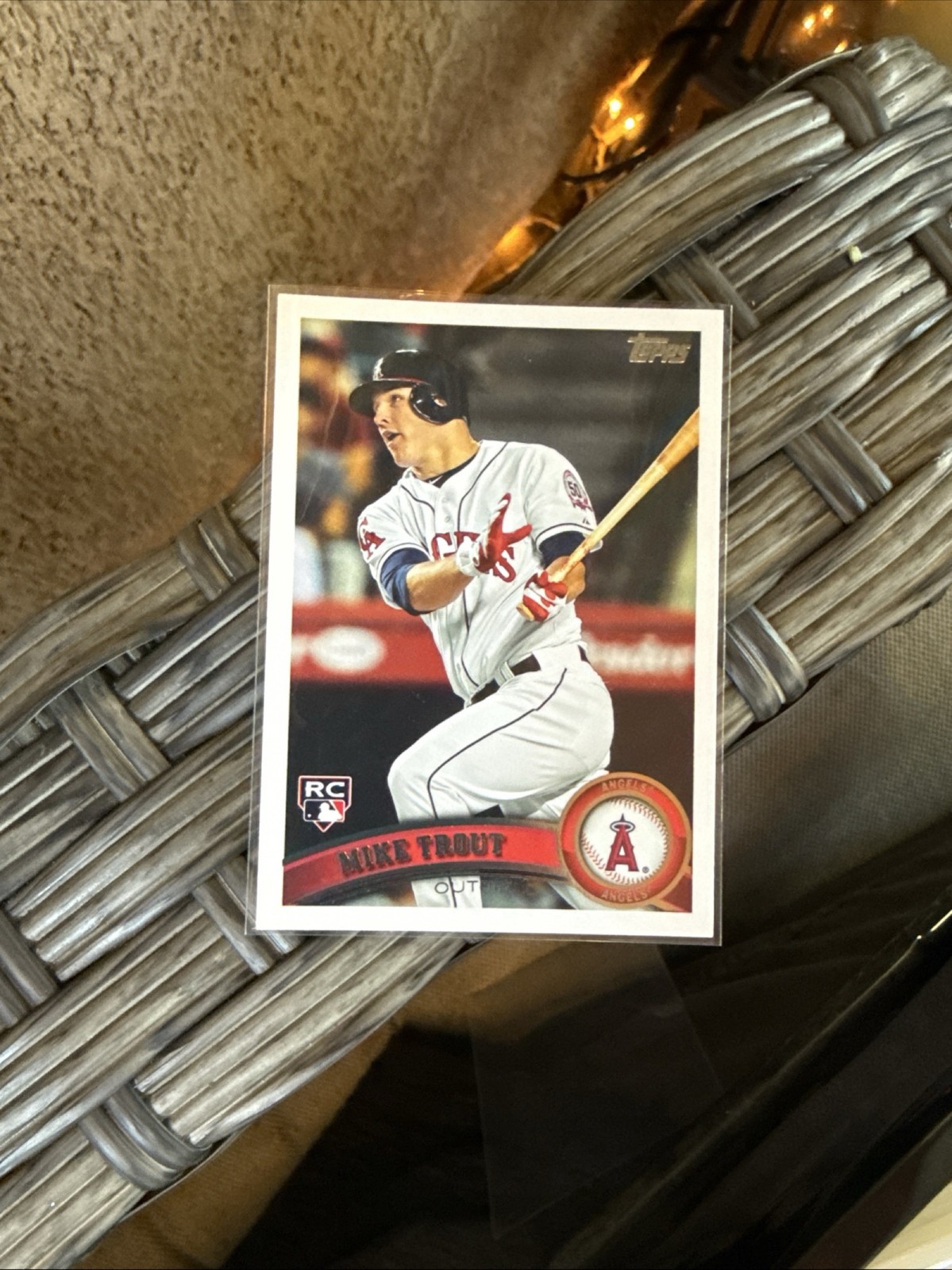 2011 Topps Update Mike Trout Rookie Card #US175 Angels