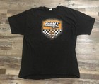 Harley Davidson Racing Mens 2XL Black Double Sided Tee T Shirt