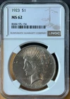 1923 Peace Dollar