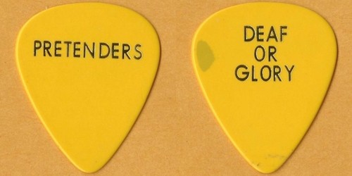 Pretenders 2003 Loose Screw concert tour Deaf or Glory stage Guitar Pick