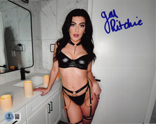 Hot Sexy Gal Richie Signed 8x10 Photo Adult Star Autograph Beckett Hologram