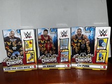 WWE Knuckle Crunchers Wave 7 LA KNIGHT & CM PUNK Figure Stone Cold Steve Austin