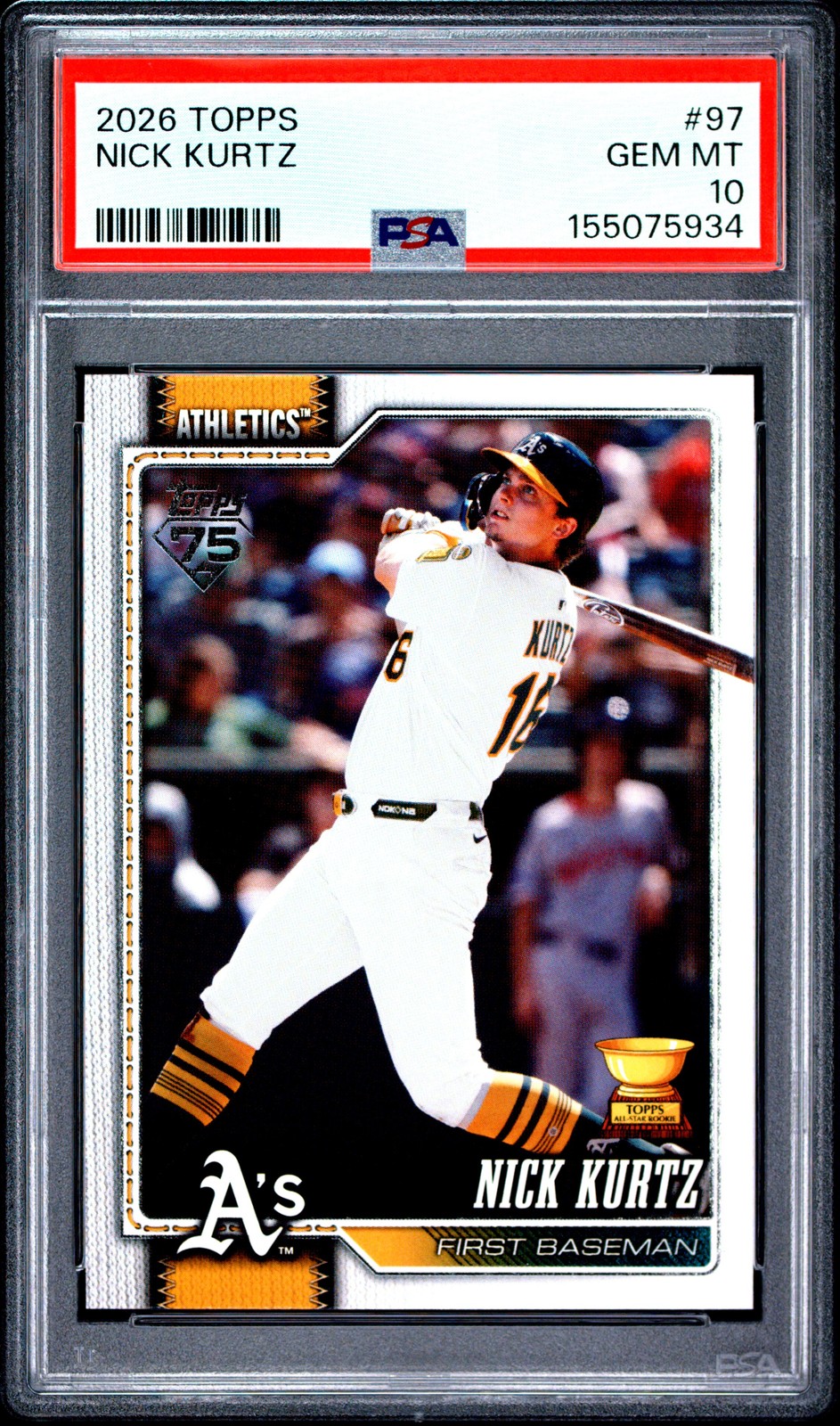 2026 Topps #97 Nick Kurtz PSA 10