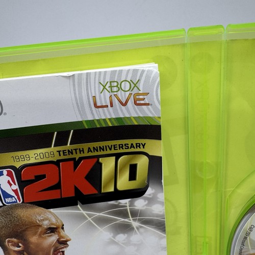 NBA 2K10 Xbox 360 (Refurbished) CIB w/ Manual – Tested Disc & Case - Picture 4 of 9