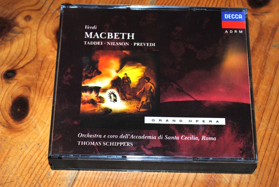 Verdi: Macbeth - Schippers - Nilsson Taddei Prevedi - Decca 2 CDs