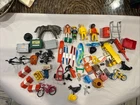 Huge Playmobil lot w/ Vintage, People Figures, Animals, Accessories, Ships Y