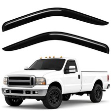 Sun Rain Visors Wind Rain Guards for 1999-2009 Ford F-250 Regular Cab