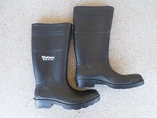 LaCrosse 16" Black Rubber Uninsulated Work Boots. Men's 12  Made in USA