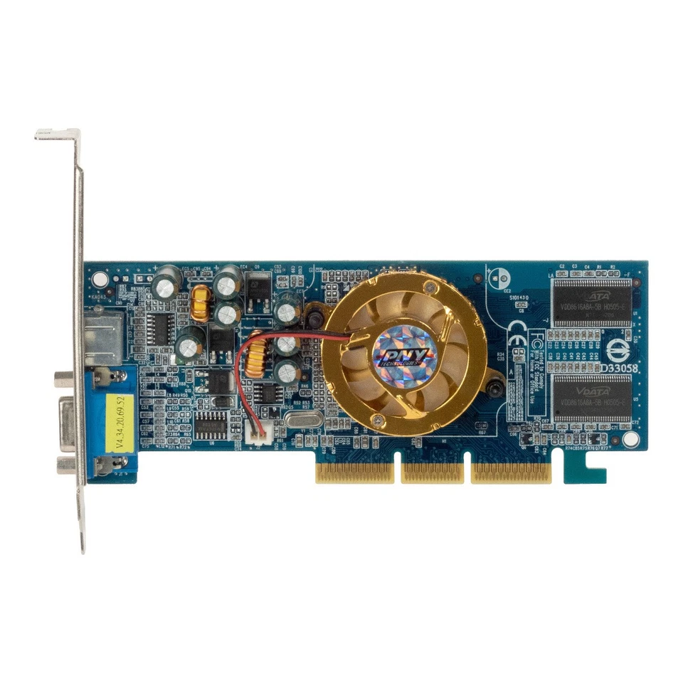 Graphics Card PNY NVIDIA GEFORCE FX 5500 128MB GF05500A8D11J+0C AGP - Image 2 of 3