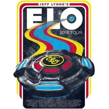 ELO-Jeff Lynne-Poster-Canvas-Tour-Electric Light Orchestra-Licensed-New-Rolled