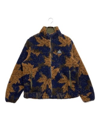 Dime Sherpa Canadian Zip Fleece Jacket Size: S Men Navy