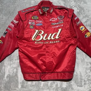 Bud NASCAR NEXTEL CUP レザージャケット Nascar Racing Nextel Cup Leather Jacket - Etsy