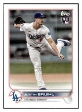 JUSTIN BRUIHL RC 2022 Topps Mini #658 ROOKIE MLB Dodgers  ID:47432 ID:47432