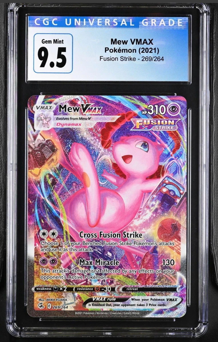 Mew Pokémon TCG Grade 9.5 Individual Collectible Card Game Cards
