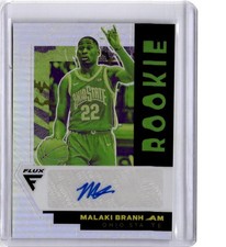 2022 Chronicles Draft Picks #FA-MAL Malaki Branham Flux Rookie Auto #/99