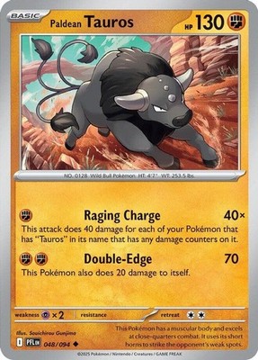 Pokemon Paldean Tauros (48/148) Phantasmal Flames LP