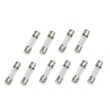 10 Pcs 250V 10Amp Slow Blow Time Delay Glass Fuses Tubes 5x20mm