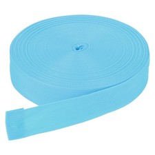 50Yard x 1 1/2" Width Nylon Webbing Strap Poly Flat Webbing Strapping Sky Blue