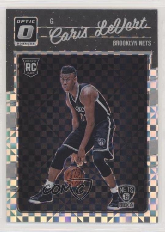 2016-17 Panini Donruss Optic Checkerboard Prizm Caris LeVert #167 Rookie RC