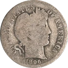 1896-O Barber Dime