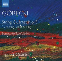 Audio Cd - Henryk Gorecki - String Quartet No. 3 Songs Are Sung - Naxos -D- Neu