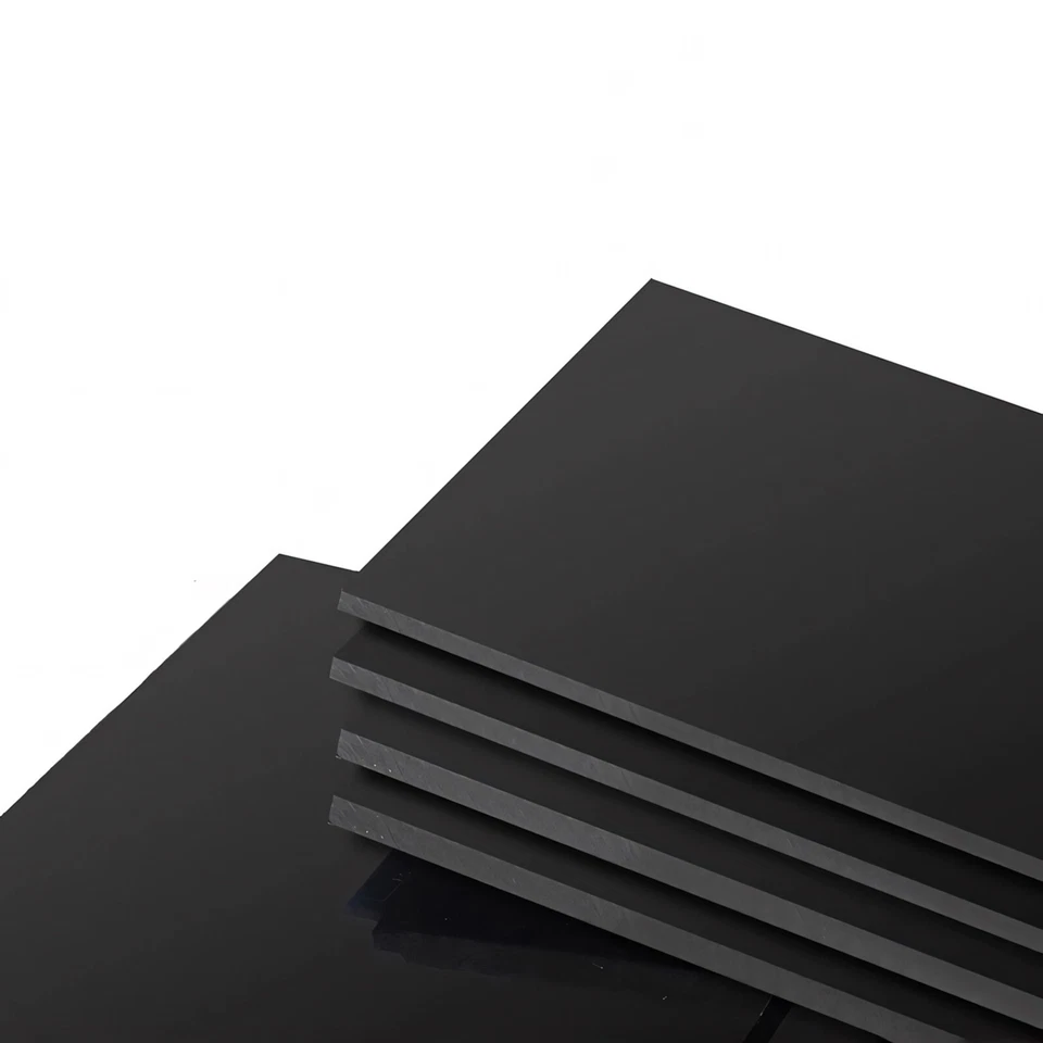 ABS Kunststoffplatte Platte Stärken 1,2,3,4,5mm ~ 40mm Kunststoff Platte Schwarz - Bild 3 von 4