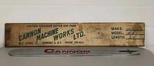 Cannon 20" Chainsaw Bar MC 2058 Extra Hard Tip Precision Ground Groove Canada 