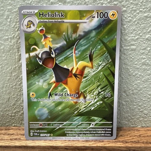 Heliolisk 177/167 Illustration Rare Twilight Masquerade Pokemon Lightly Played