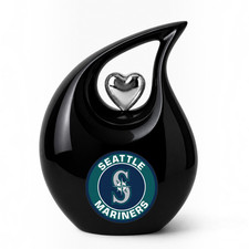 Teardrop Cremation Urn for Human Ashes Adult Large Seattle Mariners Baseball New