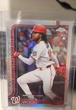 James Wood [Prism Refractor] #USC95 Prices | 2025 Topps Chrome