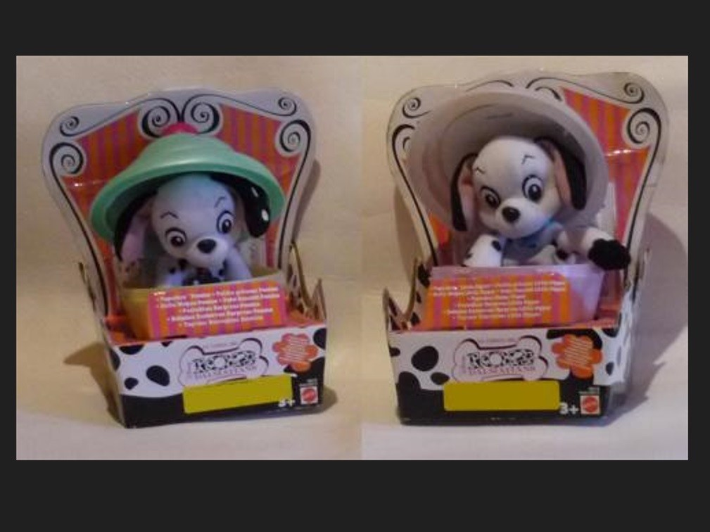 Peluche Pupcake 102 Dalmatiens Domino souvenir enfance Disney vintage 2000