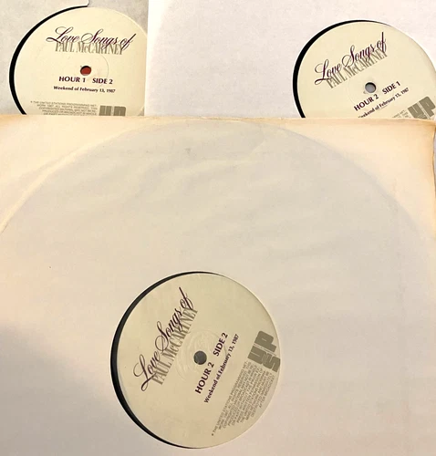 2/13/87, LOVE SONGS OF PAUL McCARTNEY, 3 HR SPECIAL, RARE INTERVIEWS, LOW PRICE