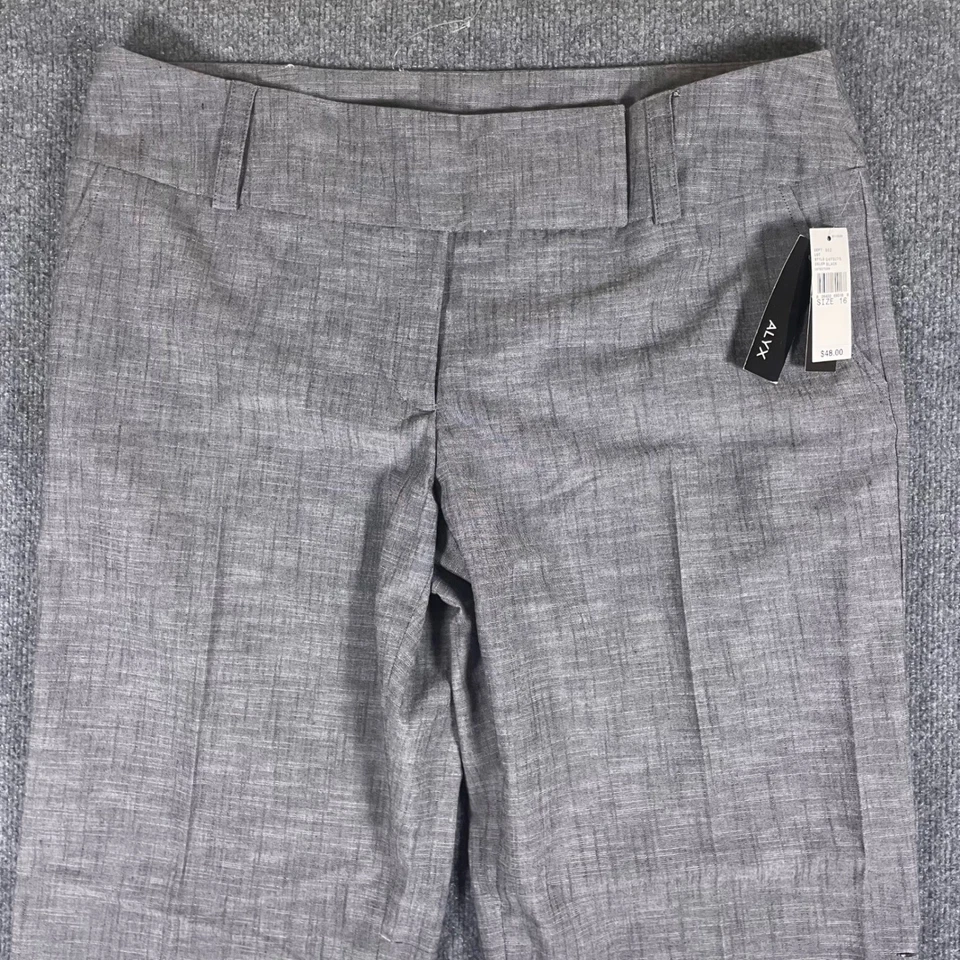 New ALYX Dress Pants Womens Size 16 Gray Career Office Business Casual New Tags - Image 3 of 4
