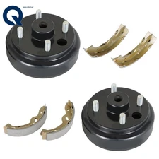LABLT Golf Cart Rear Brake hub Drums Brake Shoe Kit For Ezgo TXT Electric 1996+