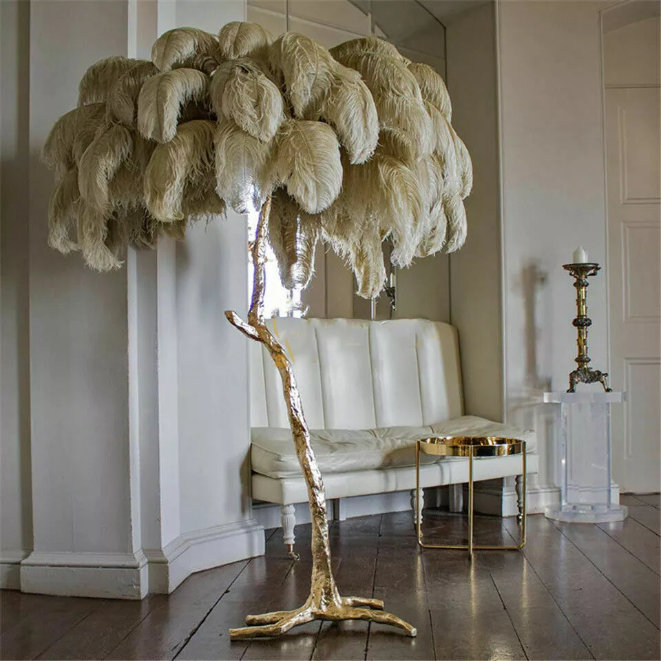 Brass floor standing sale lamp