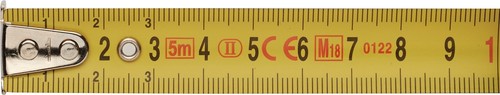 Taschenrollbandmaß L.2m B.16mm mm/cm EG II Ku.Automatic PROMAT - Bild 2 von 2
