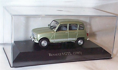 Renault 4 GTL 1985 Light Metallic Green Collectors Model New in Clear Case - Picture 2 of 2
