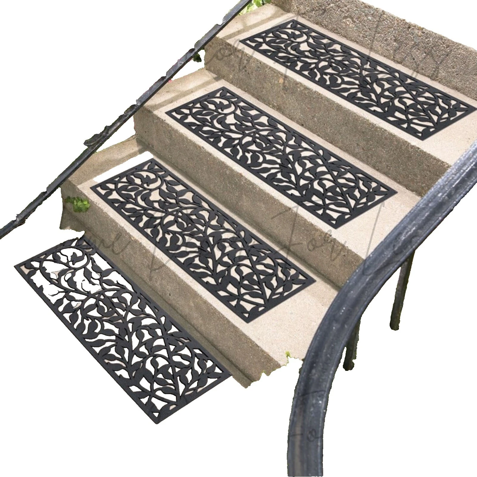 Alfombra Rectangular de Goma Alfombras de escaleras