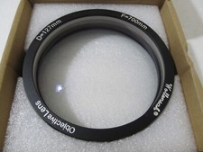 WOLLENSAK TELESCOPE OBJECTIVE LENS - 127MM DIAMETER, 700MM FL