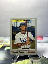 WANDER FRANCO 2019 TOPPS HERITAGE MINORS PROSPECT REAL ONE AUTO RAYS NM-MT