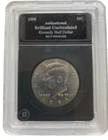 1995-P - Authenticated Brilliant Uncirculated Kennedy Half Dollar Bradford
