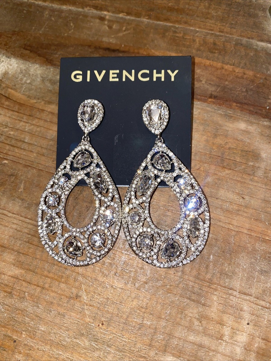 Givenchy earrings! Givenchy Crystal Element Double Drop Earrings - Macy main image 3