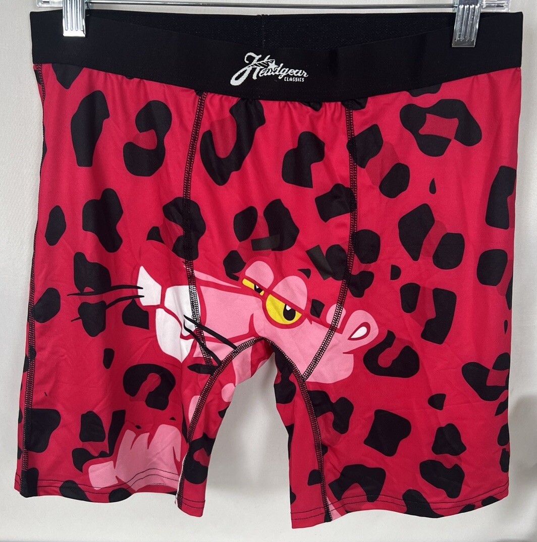 HeadGear Classic Mens Boxer Pink Panther Underwear Size Large