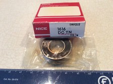 Nice 1616 DCTNTG18 Single Row Double Sealed Bearing, .500" X 1.1250" X 375"