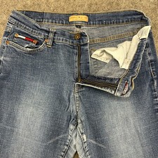 VINTAGE Tommy Hilfiger Jeans Womens 13 Blue Bootcut Flare Medium Wash Denim Y2K