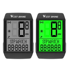 WEST BIKING Wired/Wireless Bike Computer Speedmeter Digital Odometer Waterproof