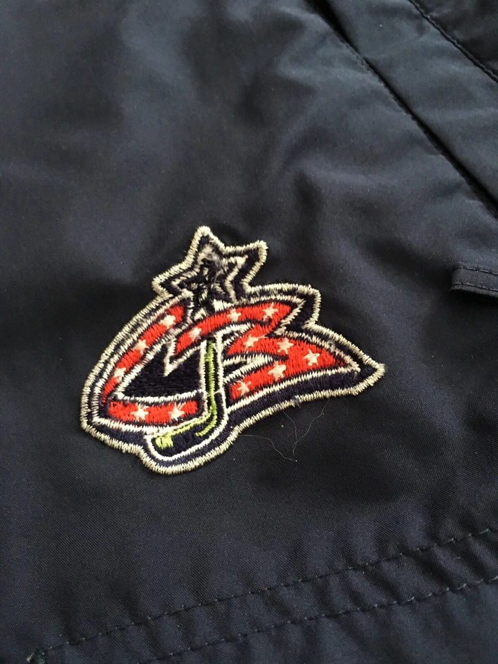 Columbus Chaquetas Azules Azul Nylon Pullover Chaqueta Ligera Jóvenes Niños Pequeños CCM Foto 4 de 4